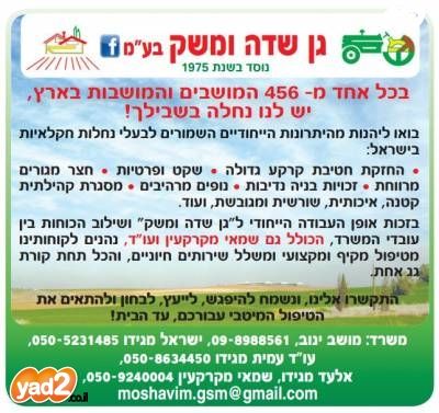 משק חקלאי/ נחלה, חניאל