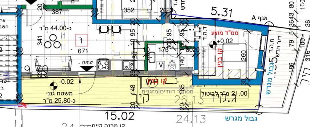 דירת גן, שיבת ציון 52, העיר התחתית, ואדי סאליב, חיפה