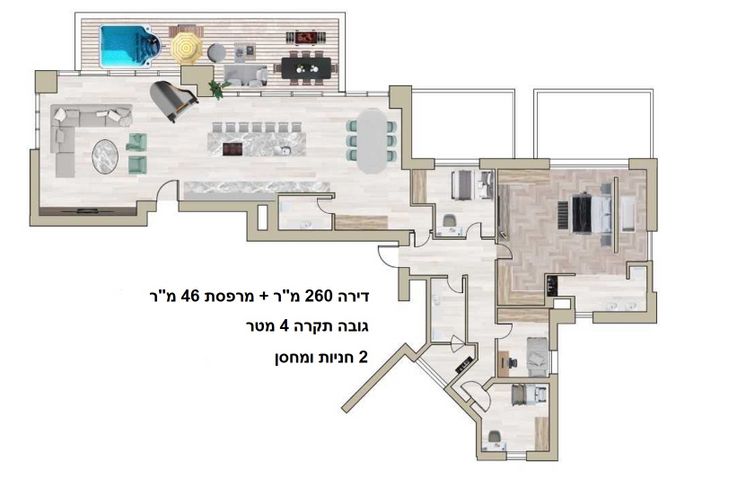 גג/ פנטהאוז, אריאל שרון 10, סיטי, גבעתיים