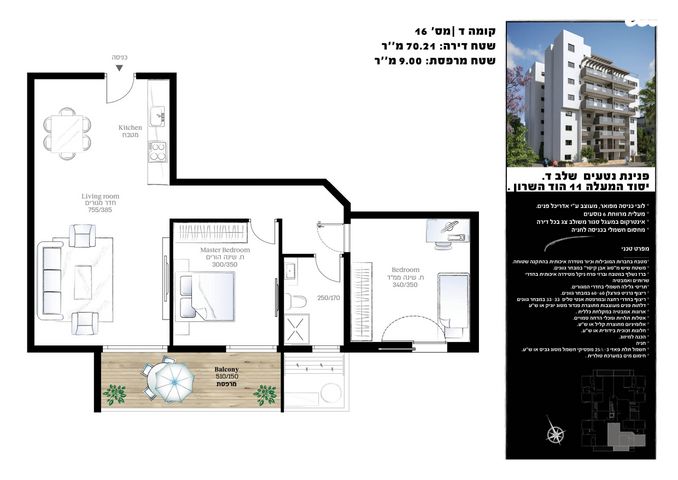 דירה, יסוד המעלה, שאר העיר, הוד השרון