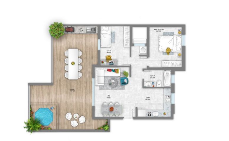 גג/ פנטהאוז, רובע א', אשדוד