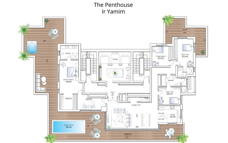 גג/ פנטהאוז, אריק לביא 18, עיר ימים, נתניה