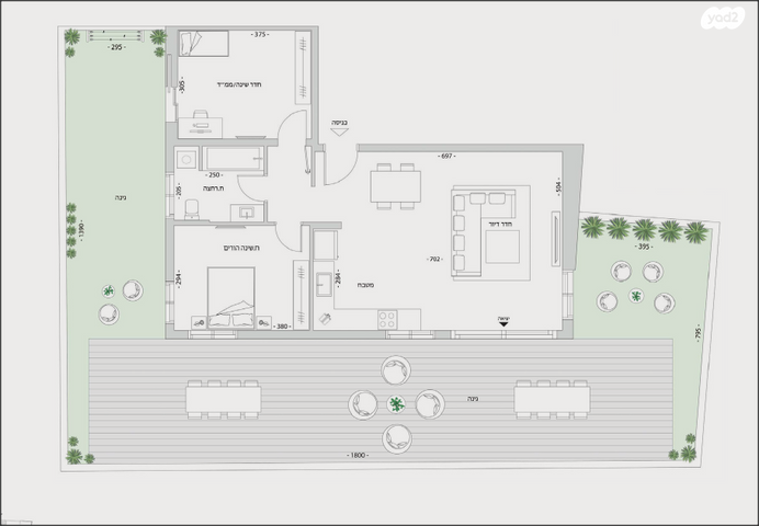 דירת גן, הצפירה, בת ים