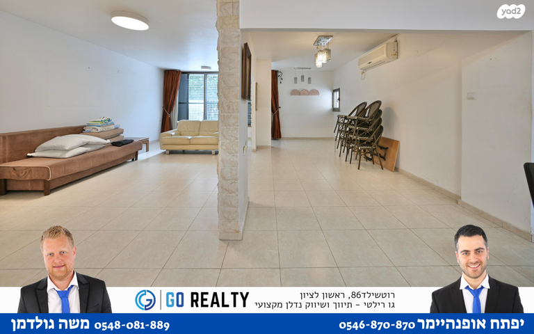 דירה, קרן היסוד, אברמוביץ', ראשון לציון