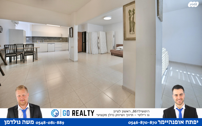 דירה, קרן היסוד, אברמוביץ', ראשון לציון