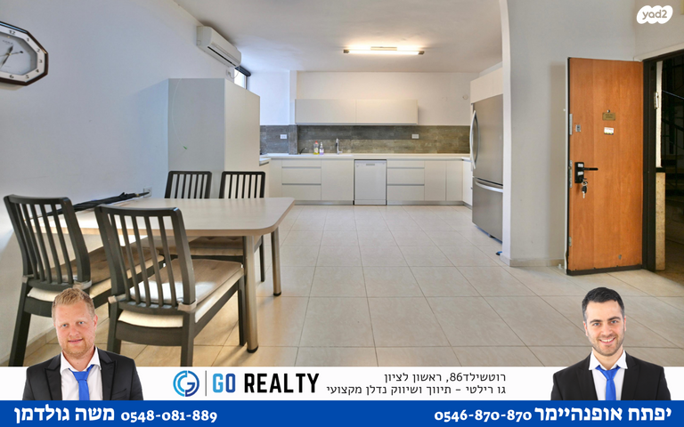 דירה, קרן היסוד, אברמוביץ', ראשון לציון