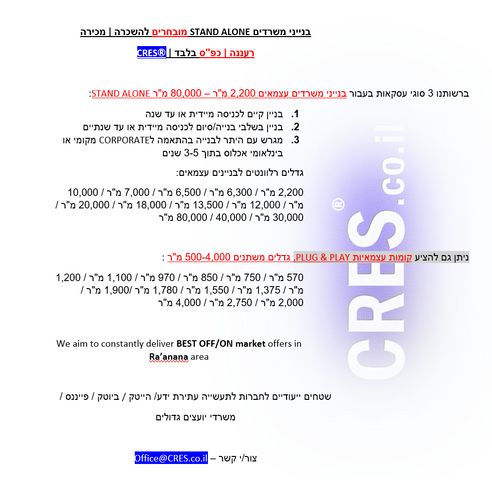 משרדים, רעננה