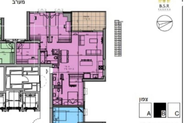 דירה, אוסוולדו ארניה 4, גני שרונה, קרית הממשלה, תל אביב יפו