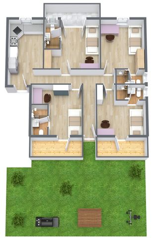 דירת גן, הנוריות, רמות יצחק, נשר