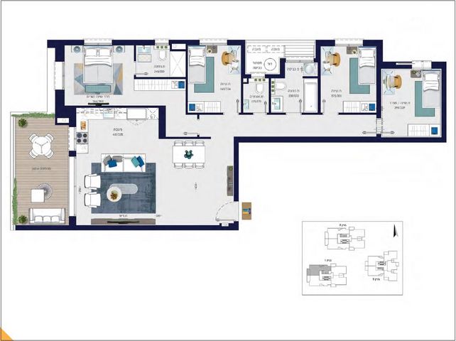 דירה, שדרות חיים וייצמן, צפון מערב מרכז העיר, נתניה