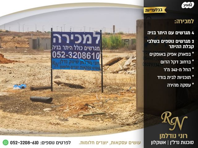 מגרשים, אופקים