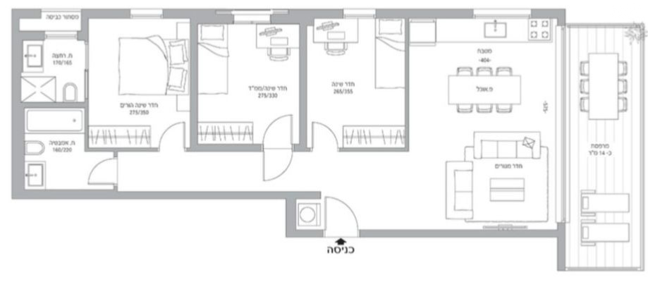 דירה, שדרות סמאטס, הצפון החדש - צפון, תל אביב יפו
