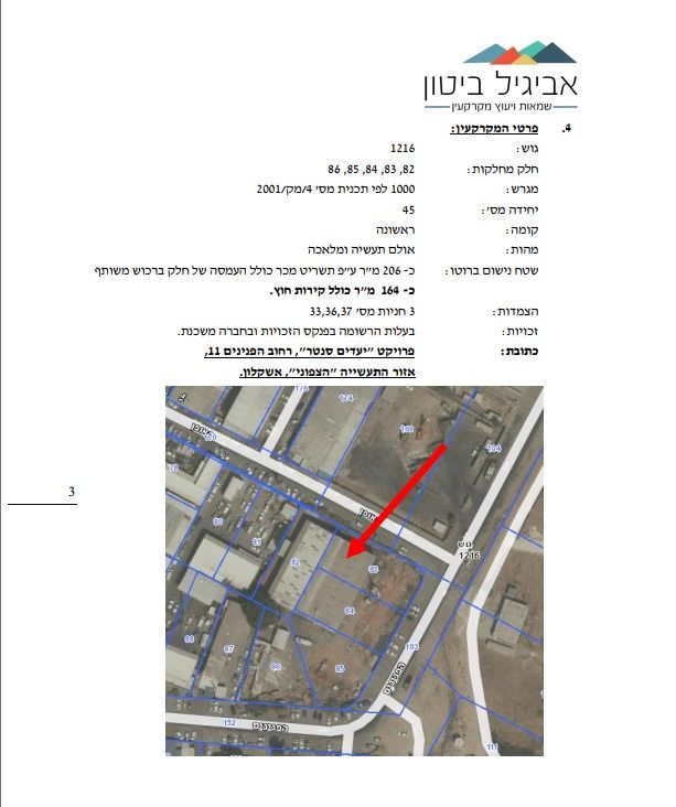 משרדים, הפנינים 11, מגדל, אשקלון