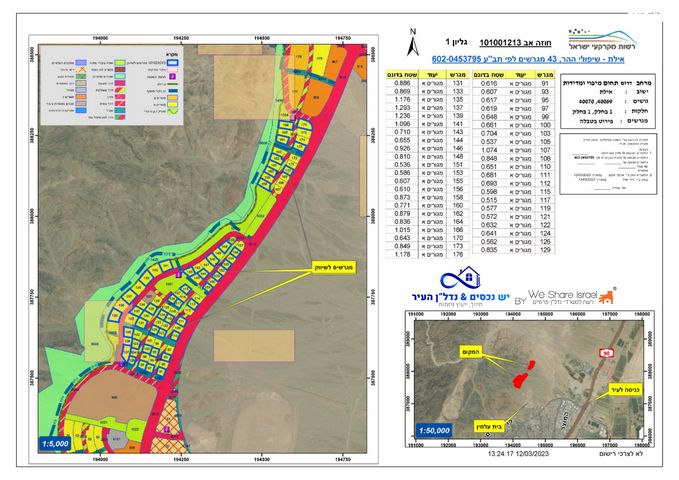 מגרשים, שדרות התמרים, חוף צפוני, אילת