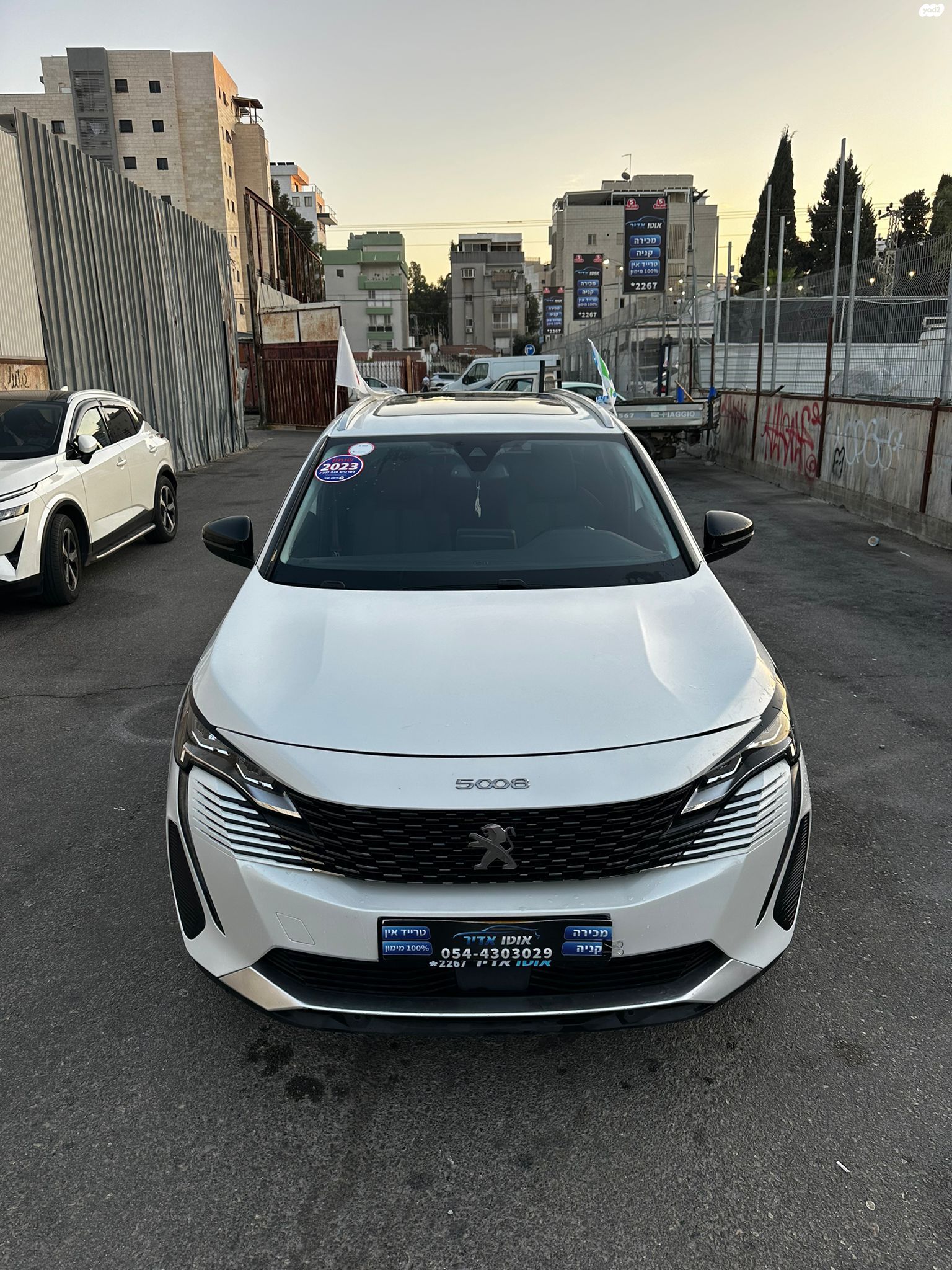 מודעת רכב פיג'ו 5008