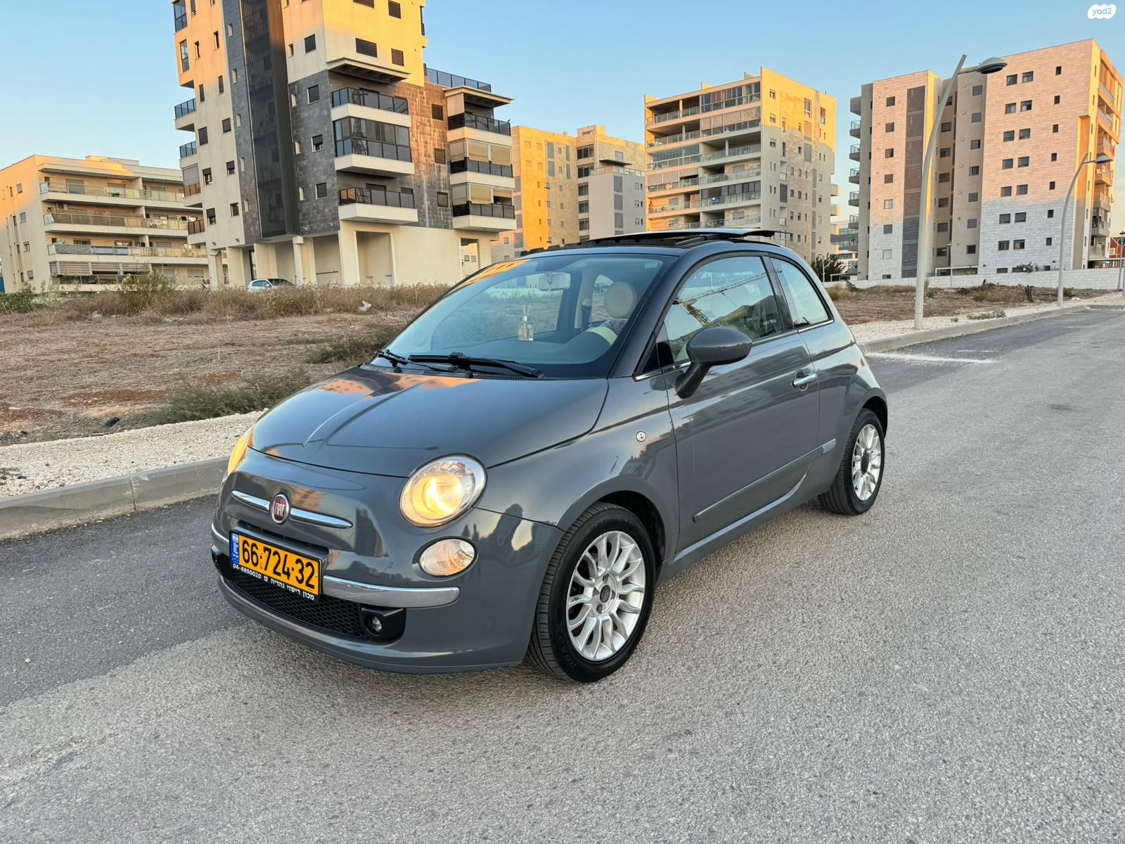 מודעת רכב פיאט 500