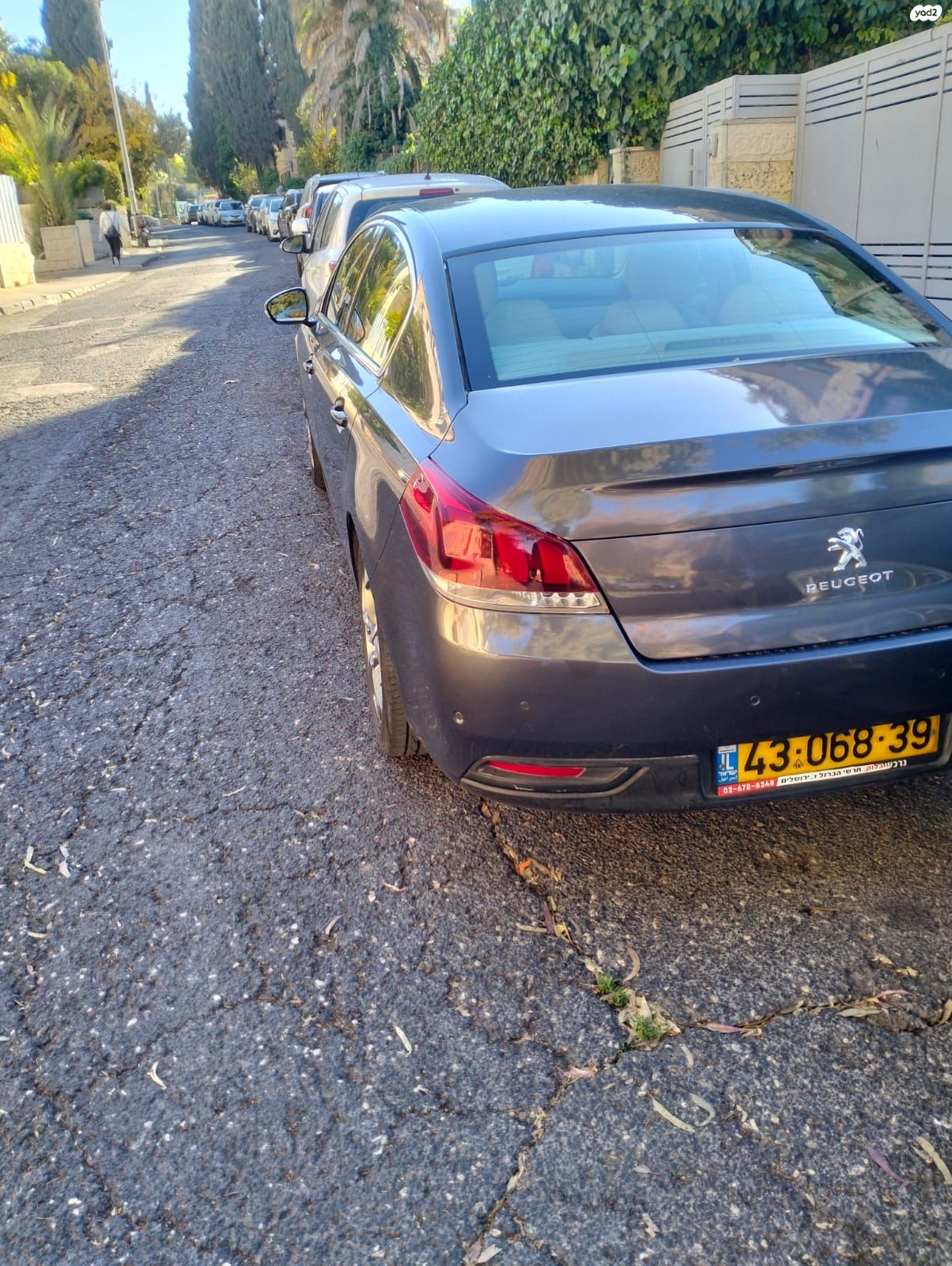 מודעת רכב פיג'ו 508