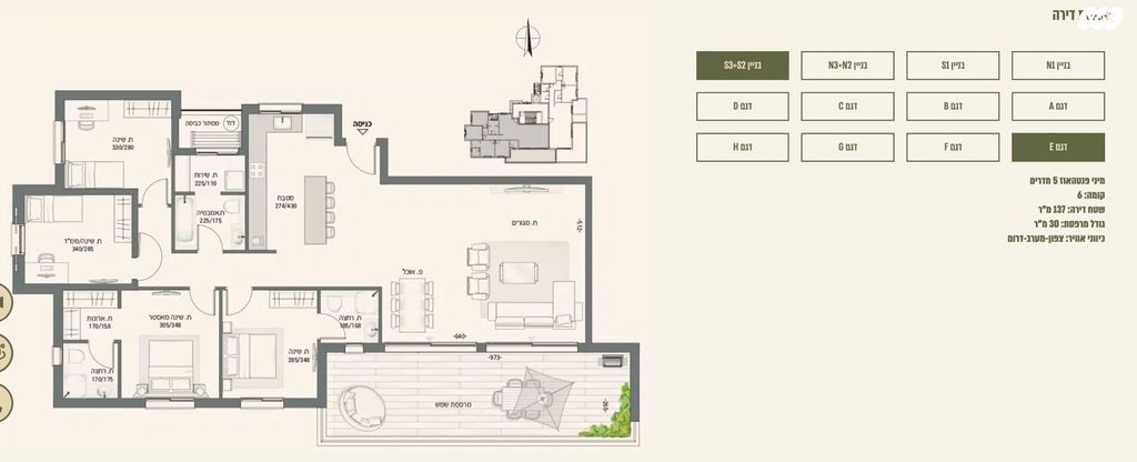 גג/ פנטהאוז, נאות אפק, אפקה, קרית ביאליק