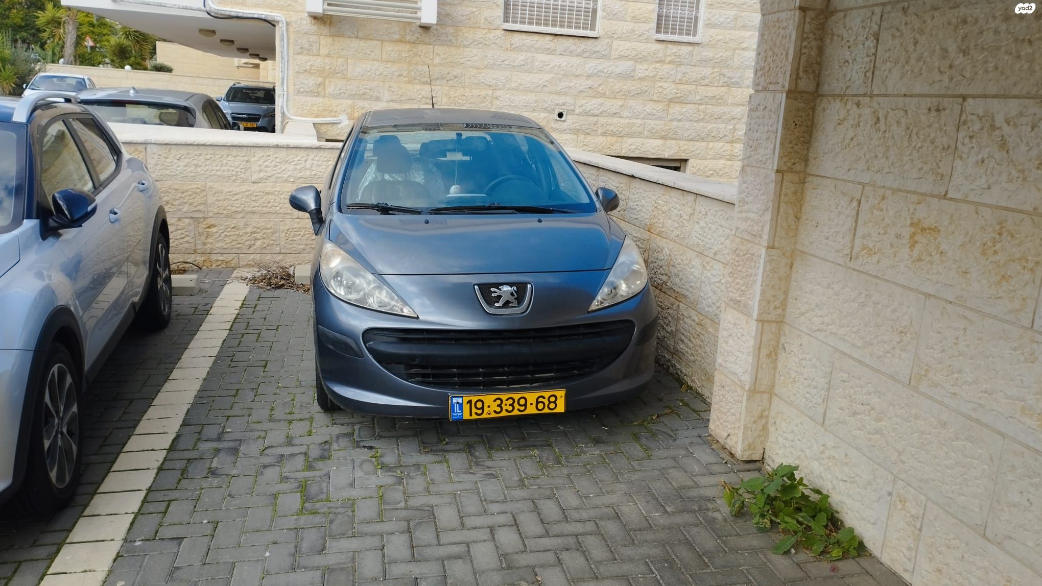 מודעת רכב פיג'ו 207
