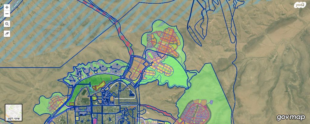 מגרשים, הר נוף, דימונה