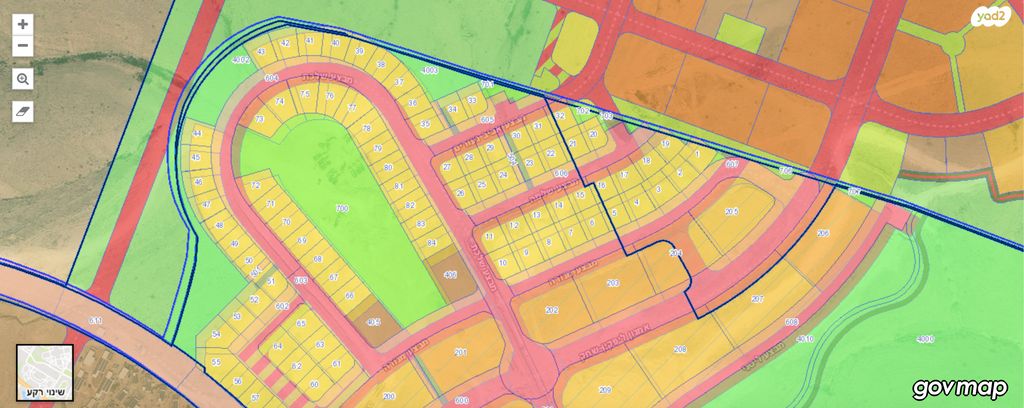 מגרשים, הר נוף, דימונה