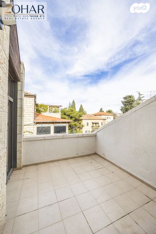 גג/ פנטהאוז, דרך הרכבת, עמק רפאים, המושבה הגרמנית, ירושלים