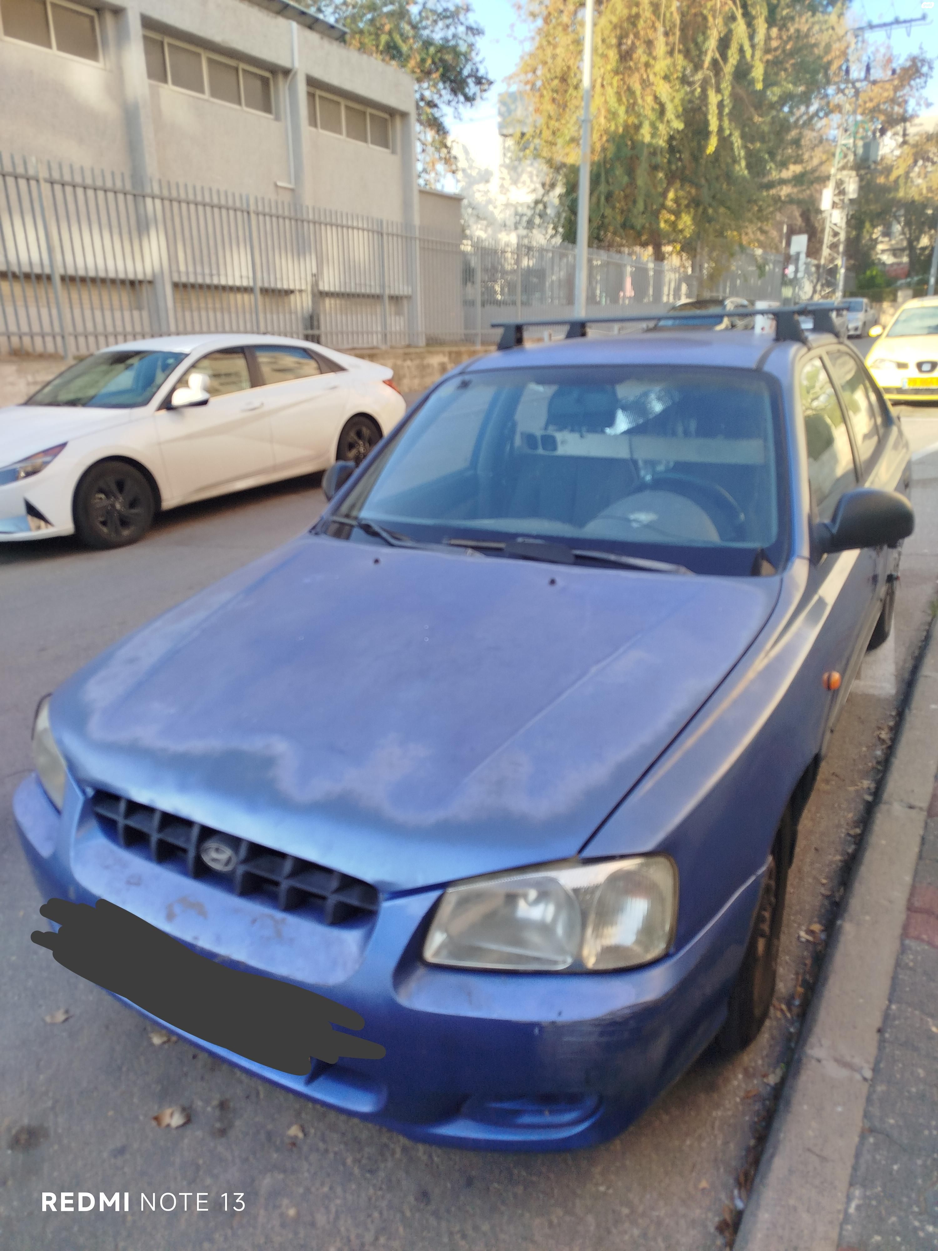מודעת רכב יונדאי אקסנט i25