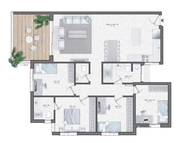 דירה, מינץ 10, הדר יוסף, תל אביב יפו