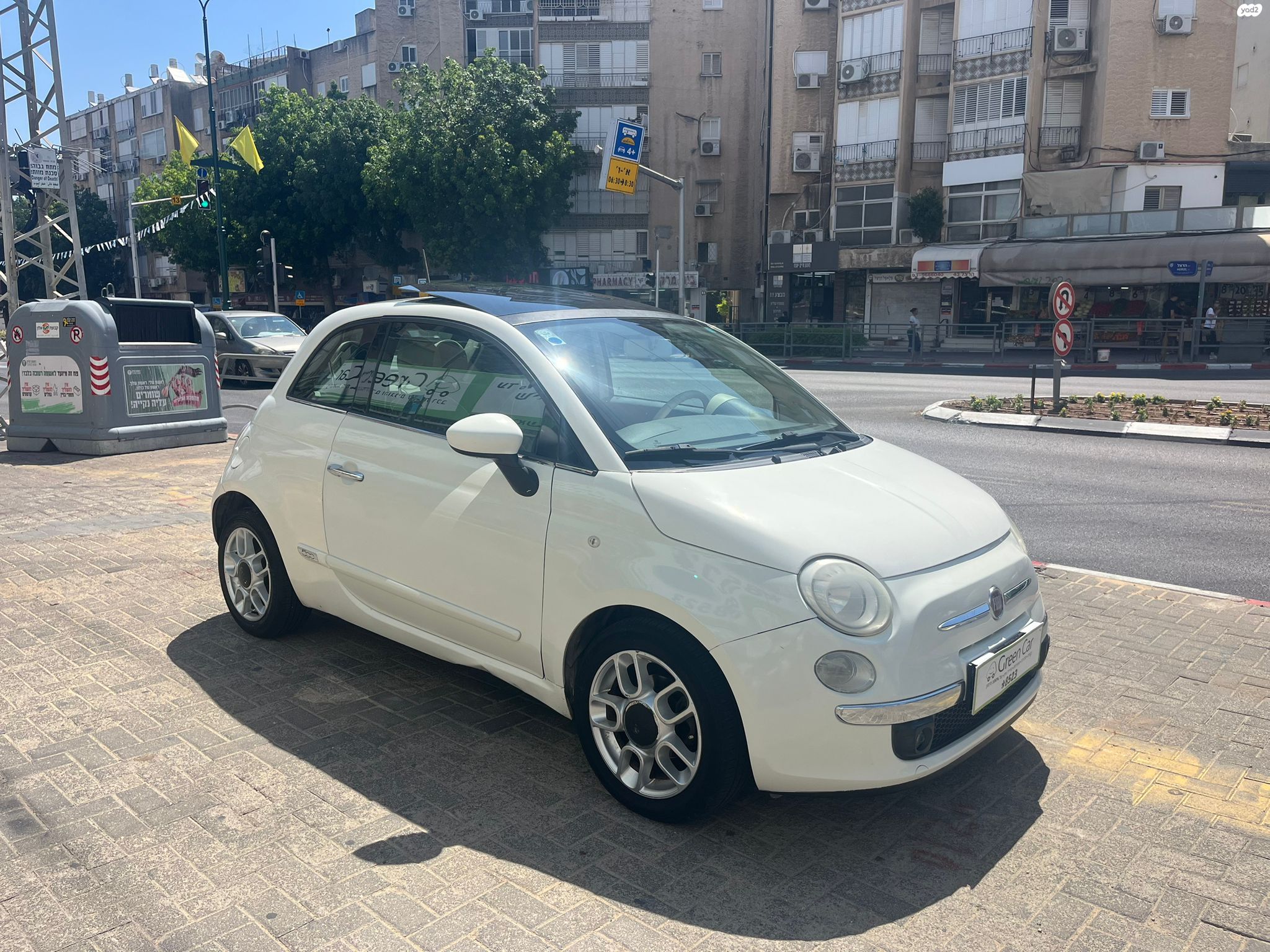 מודעת רכב פיאט 500