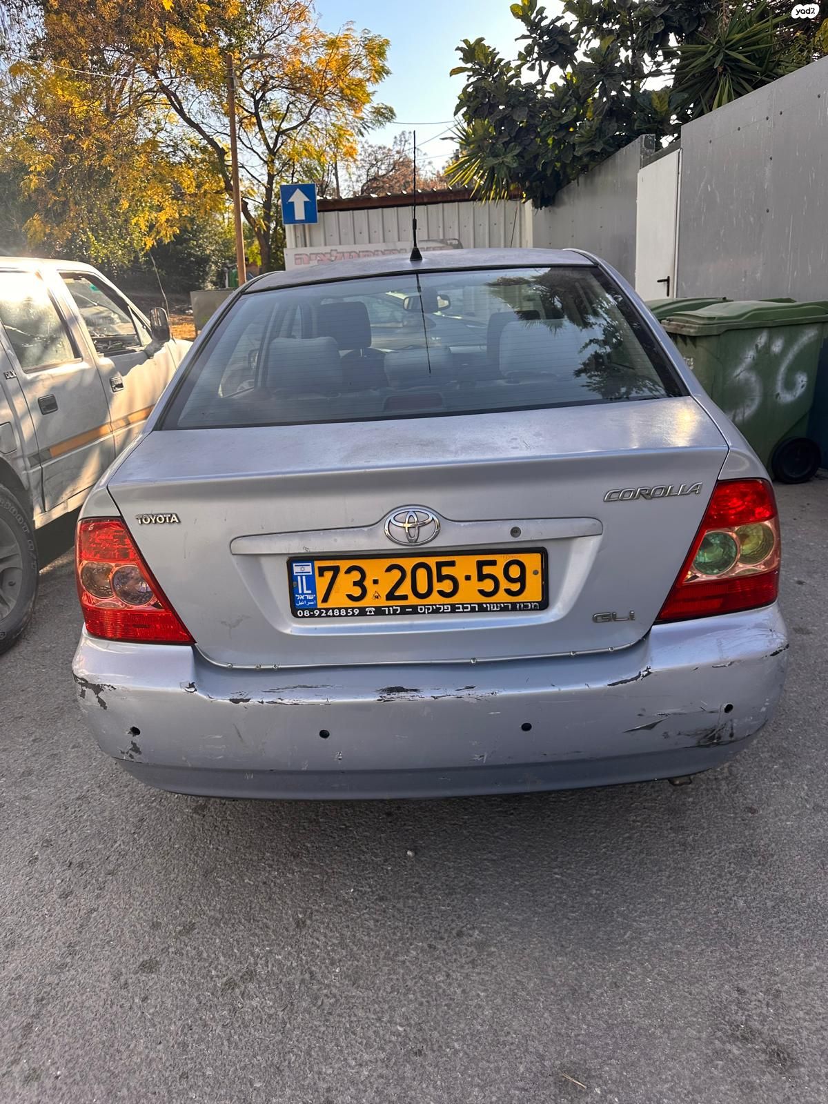 מודעת רכב טויוטה קורולה