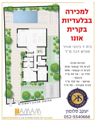 בית פרטי/ קוטג', קרית אונו