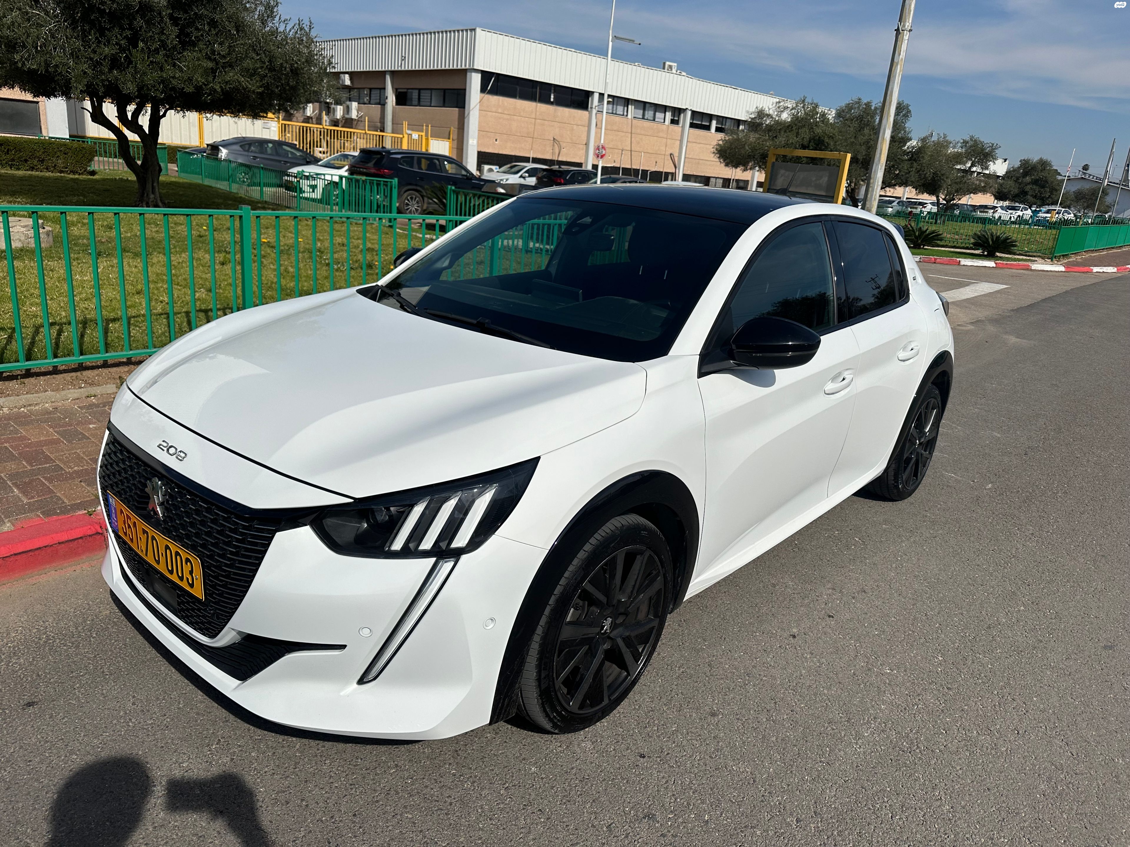 מודעת רכב פיג'ו 208