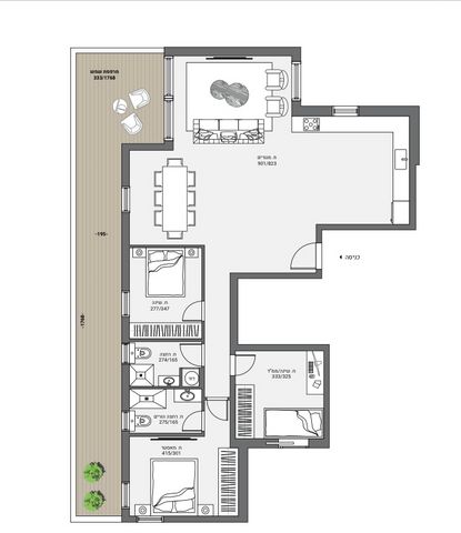 גג/ פנטהאוז, בבלי, תל אביב יפו