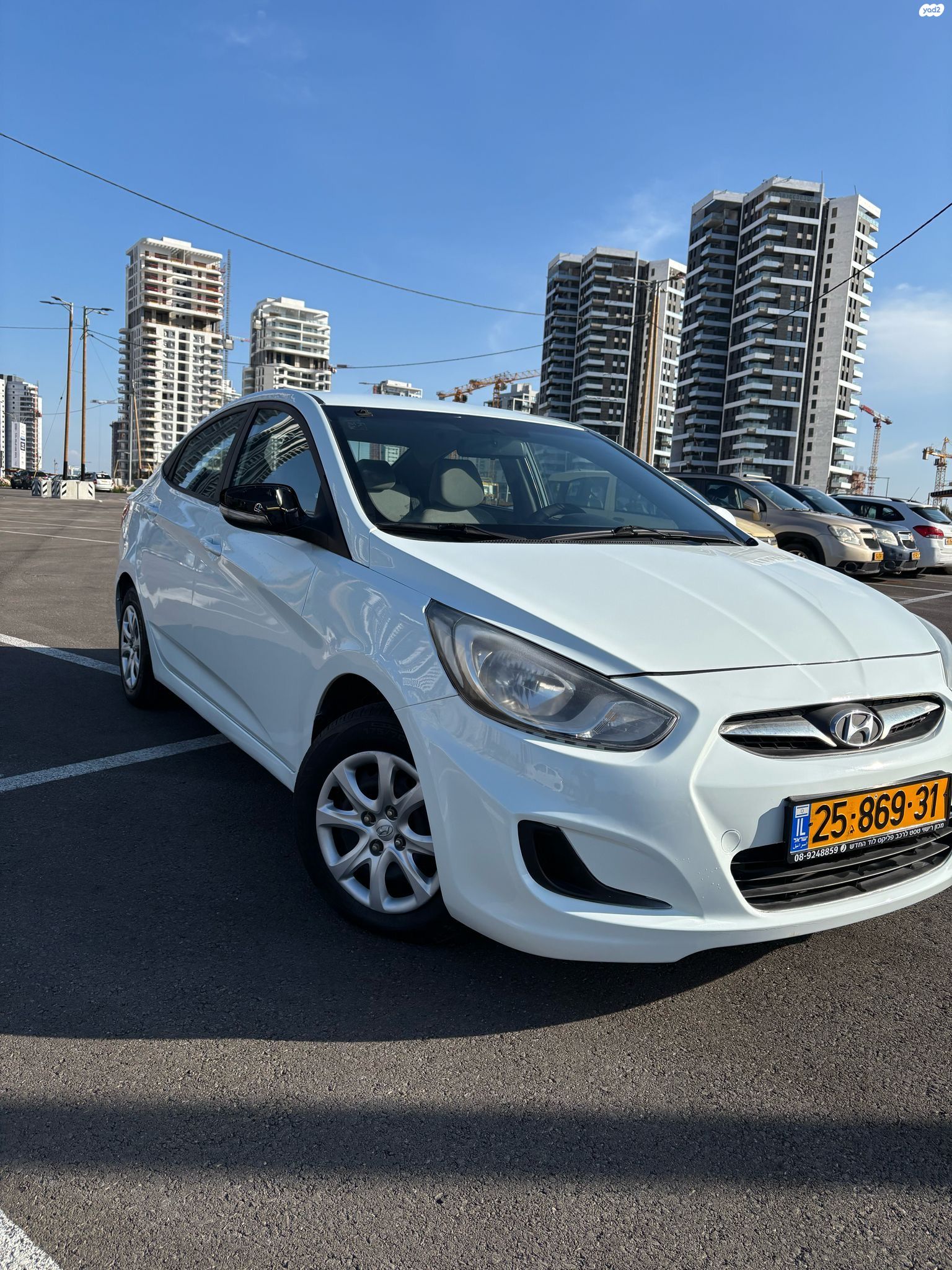 מודעת רכב יונדאי אקסנט i25