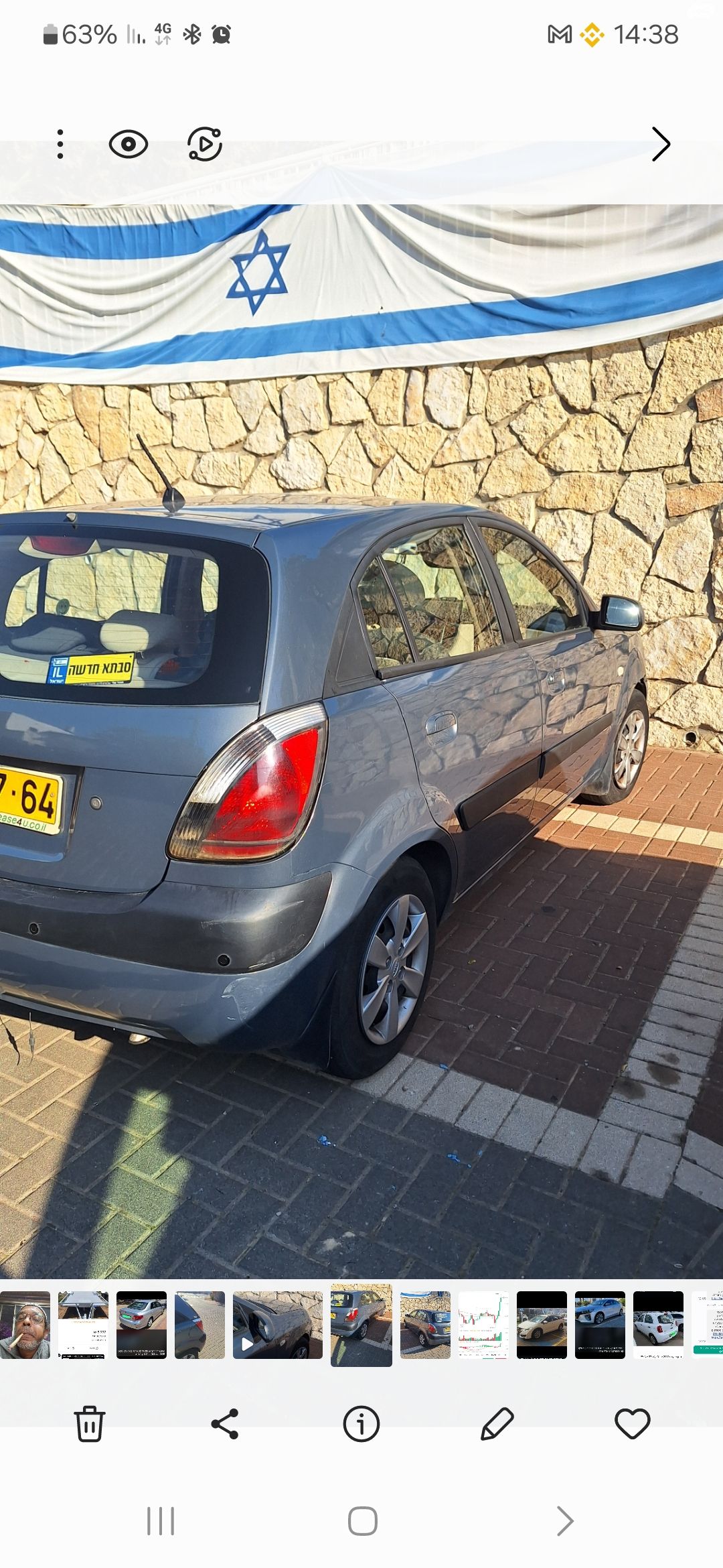 מודעת רכב קיה ריו