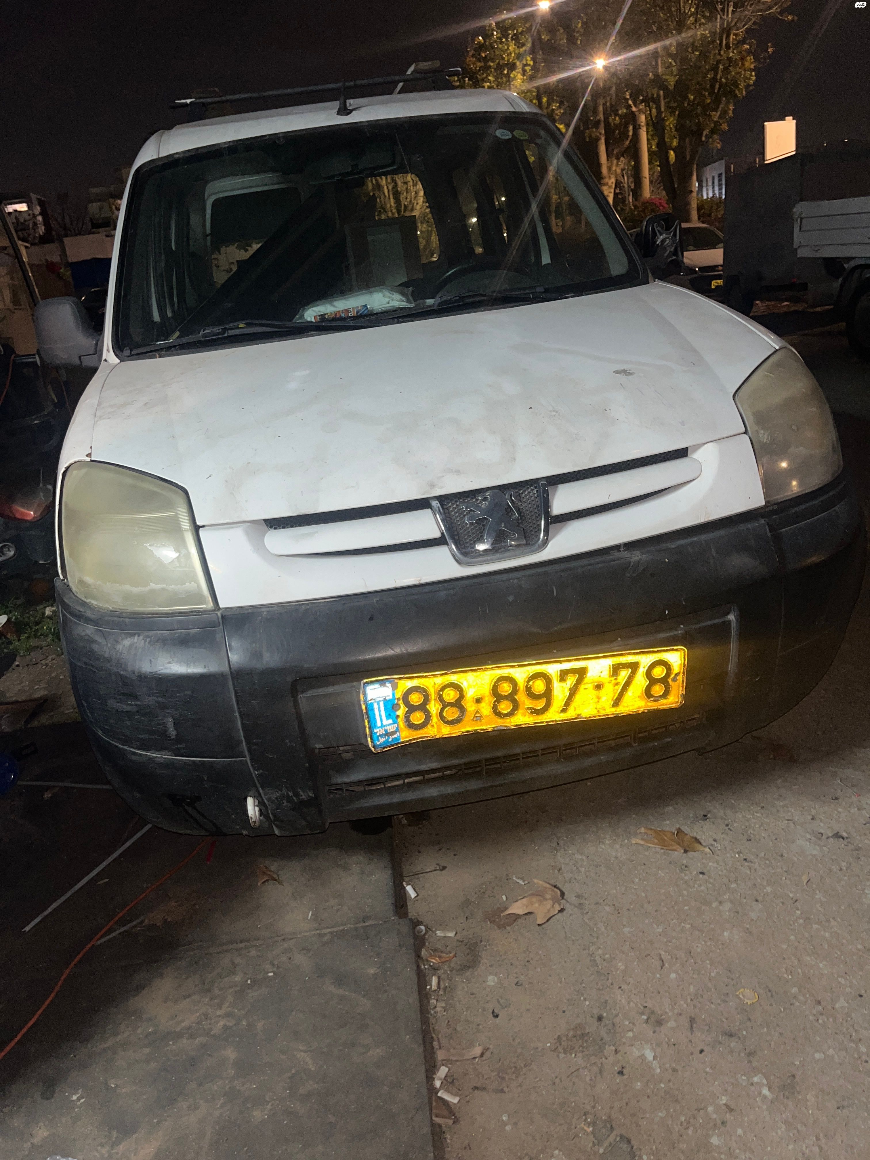 מודעת רכב פיג'ו פרטנר