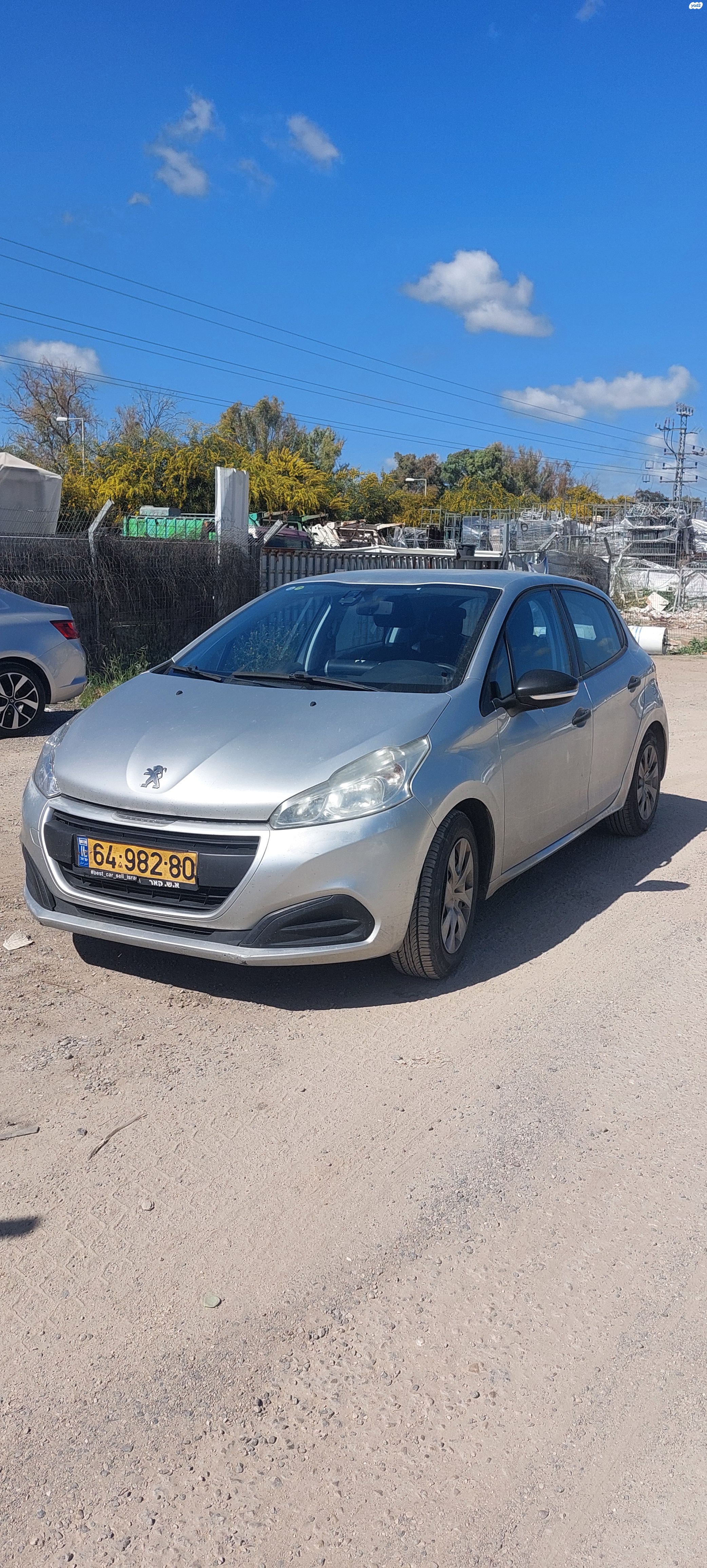 מודעת רכב פיג'ו 208