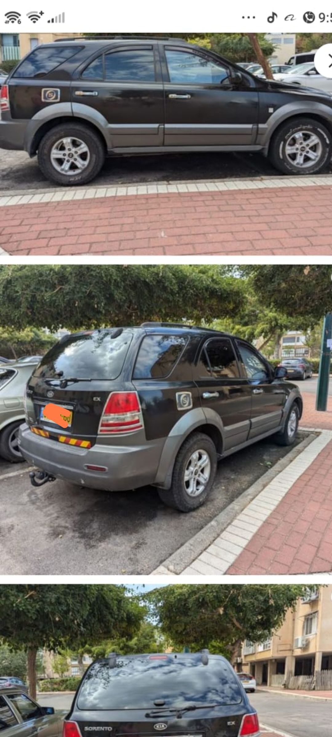 מודעת רכב קיה סורנטו