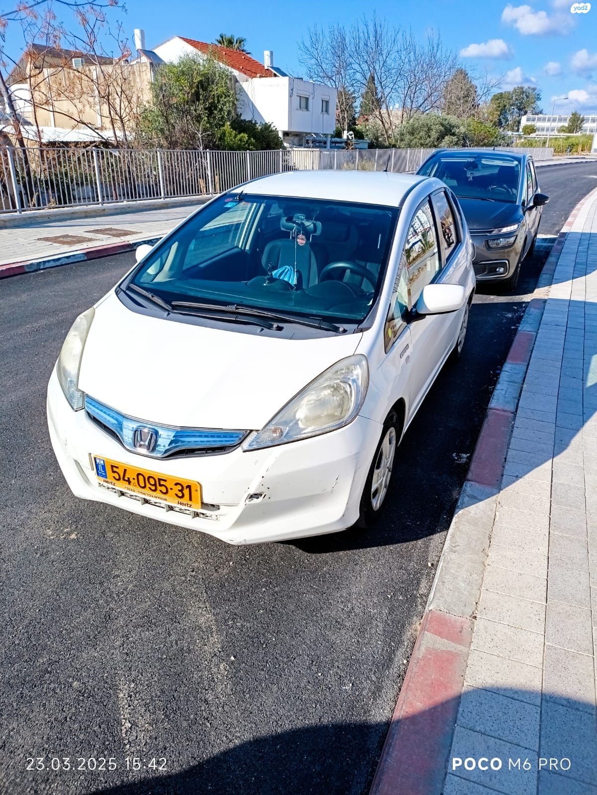 מודעת רכב הונדה ג'אז 