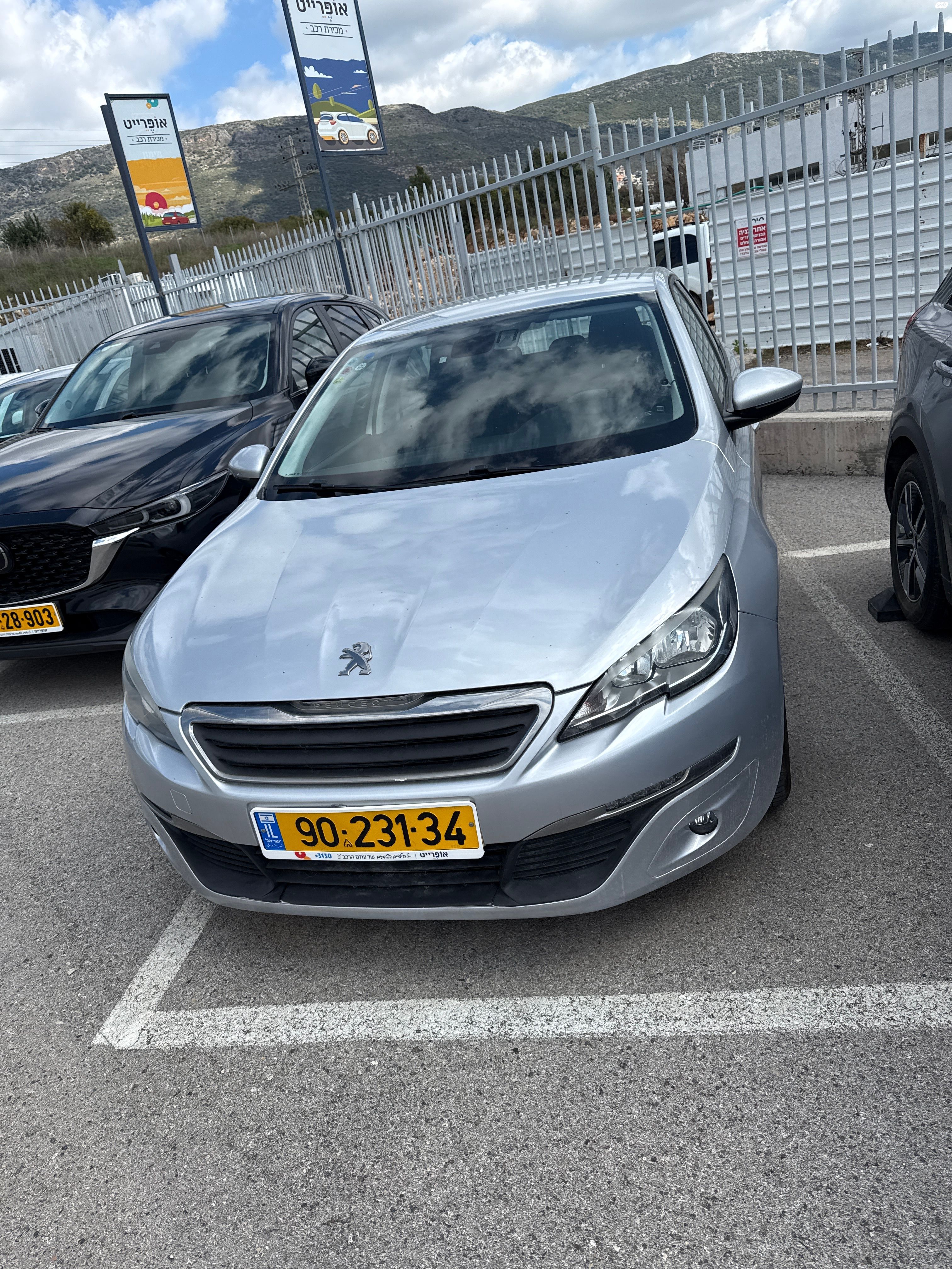 מודעת רכב פיג'ו 308