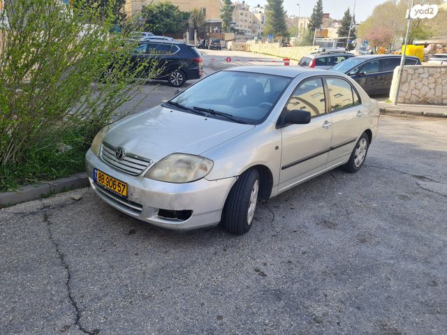 מודעת רכב טויוטה קורולה