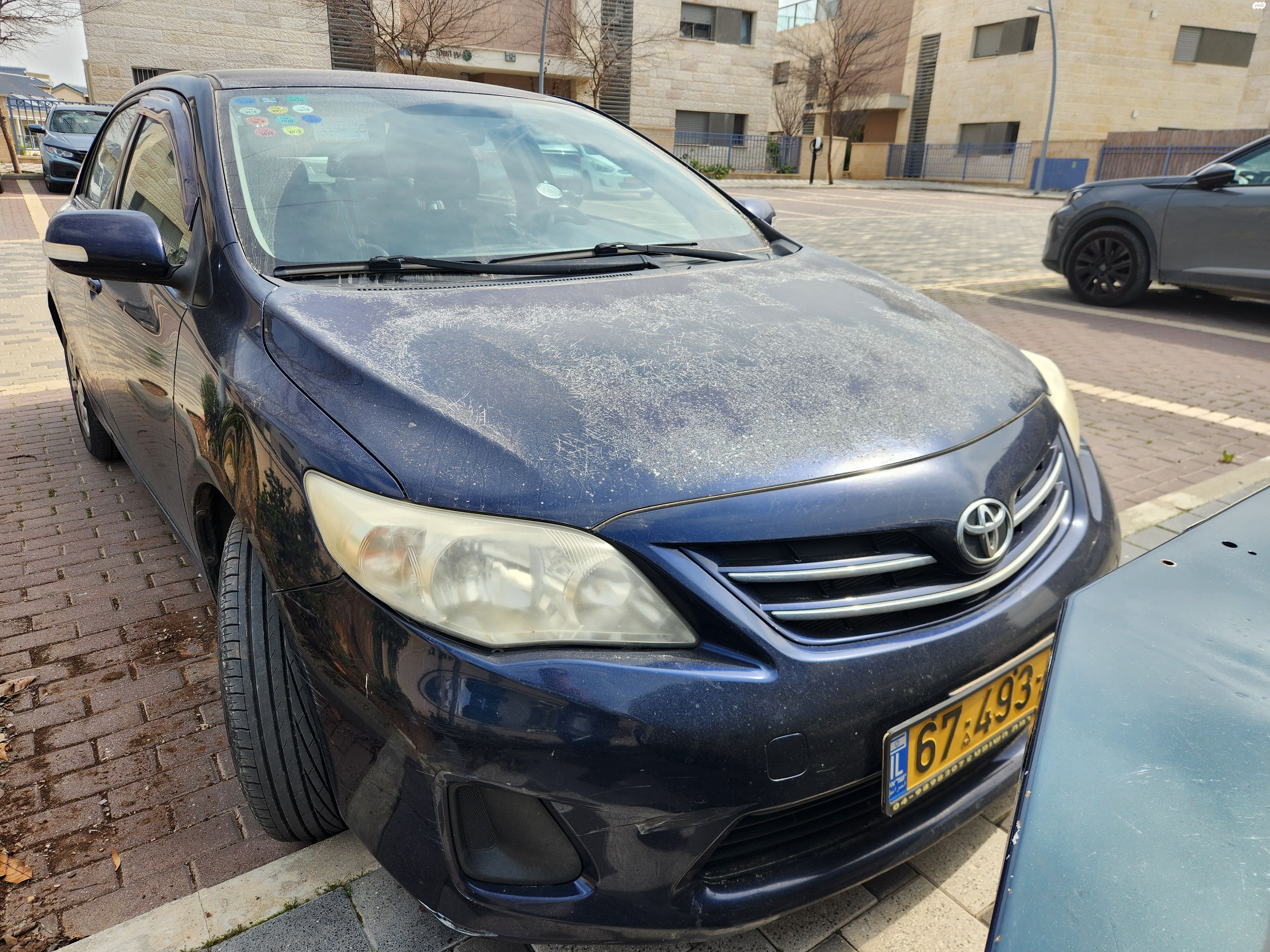 מודעת רכב טויוטה קורולה