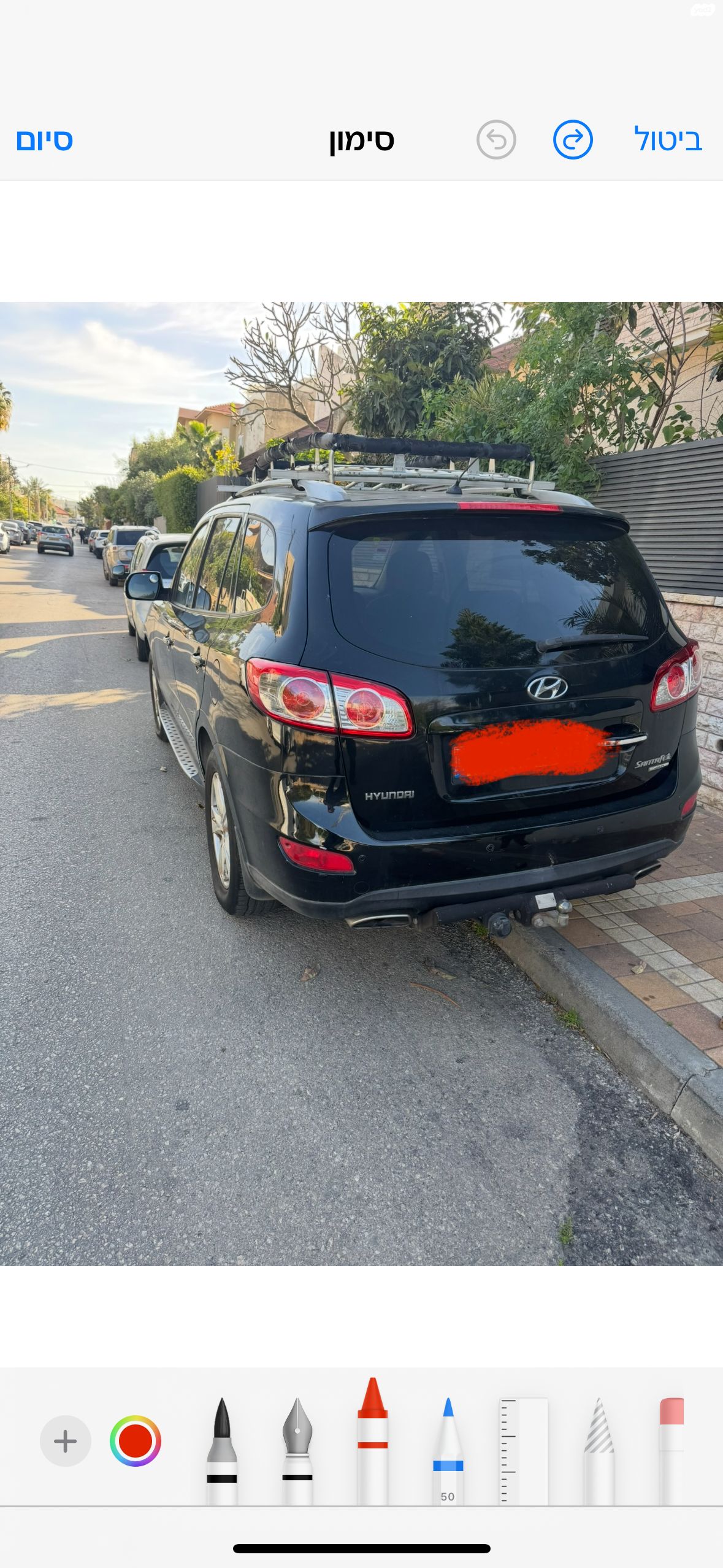 מודעת רכב יונדאי סנטה פה