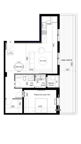 דירת גן, לאה גולדברג 6, גדרה מזרח, גדרה