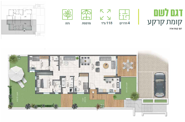 דירת גן, נריה, טלמון