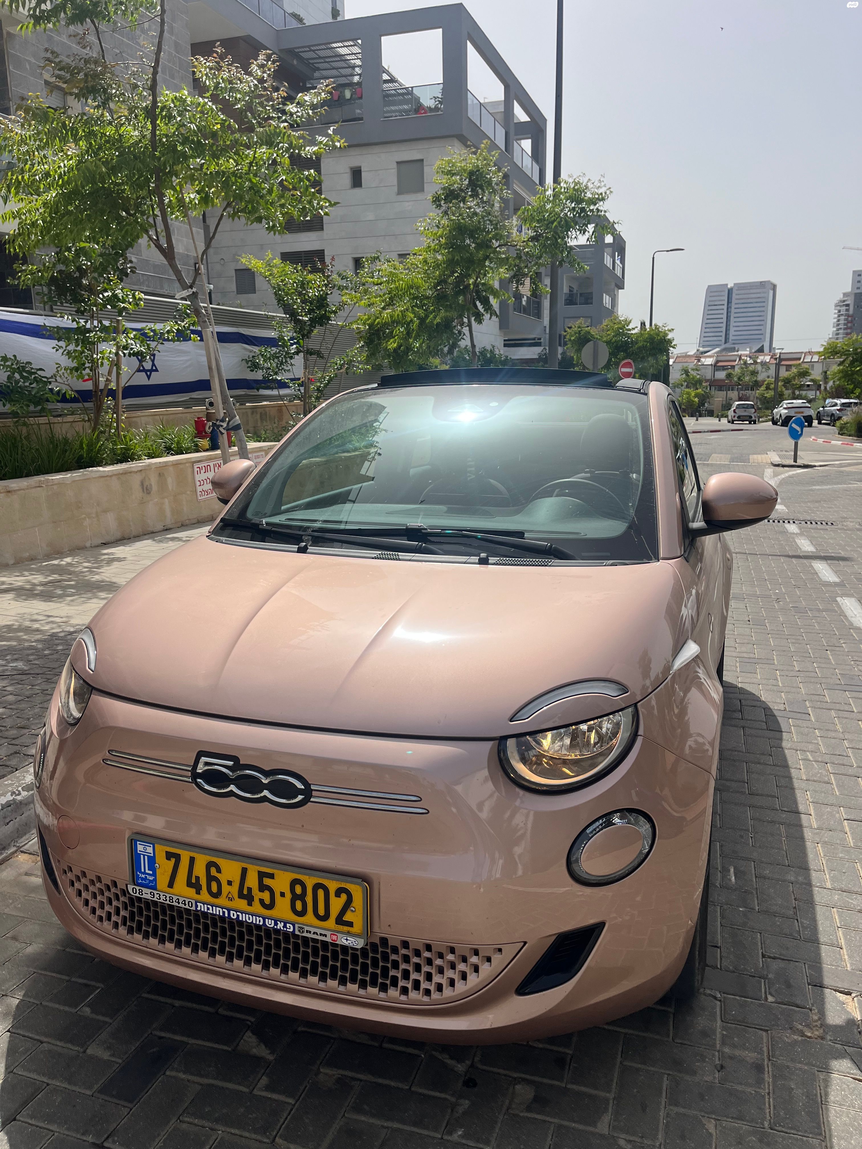 מודעת רכב פיאט 500