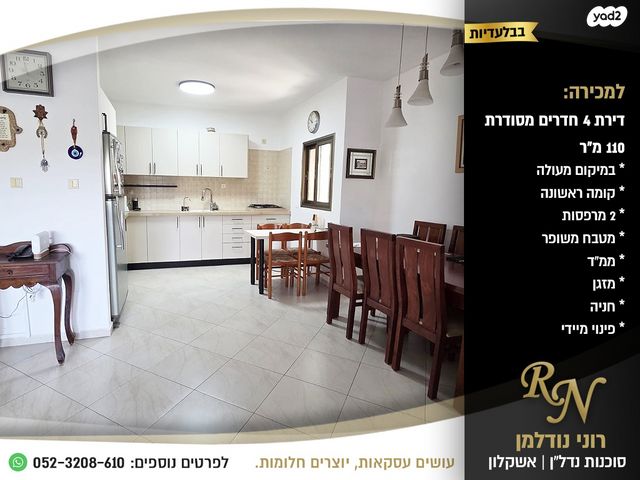 דירה, מעלות אשר, אשקלון