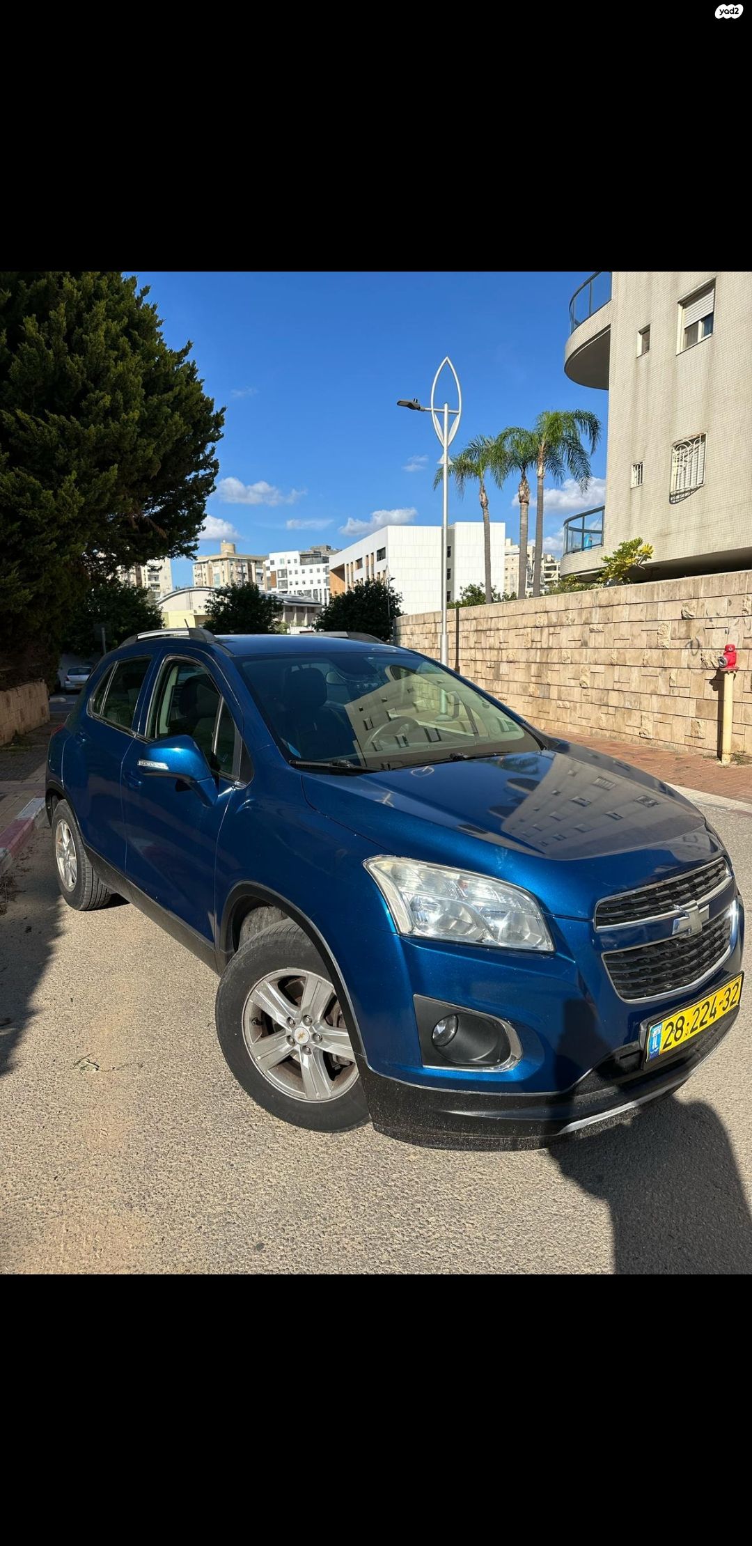 מודעת רכב שברולט טראקס