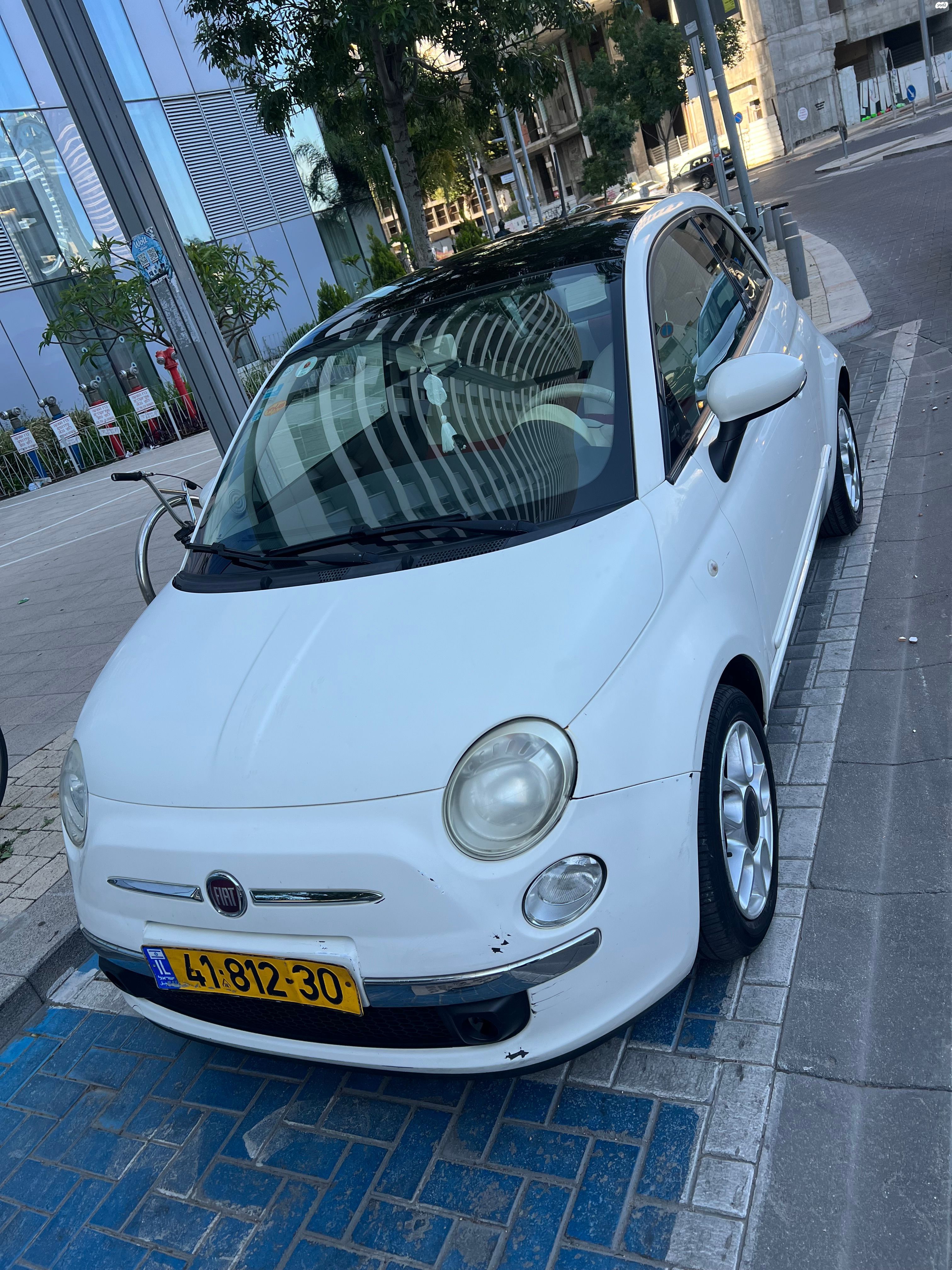 מודעת רכב פיאט 500