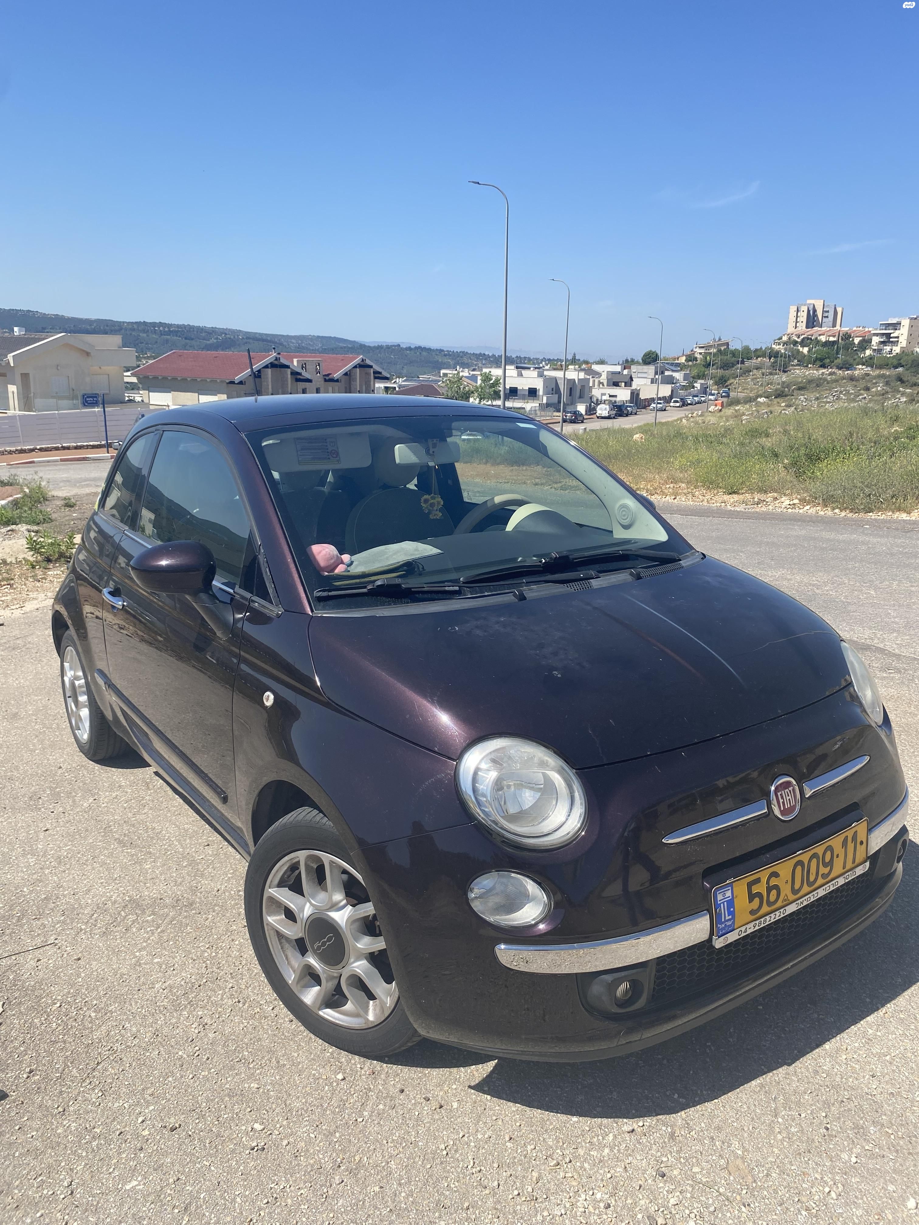 מודעת רכב פיאט 500